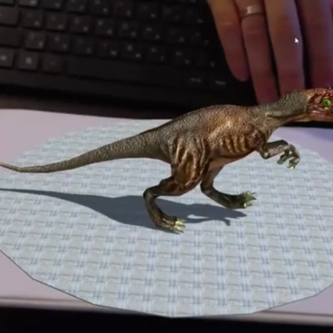 Augmented Reality Tutorial No. 26: Unity3D and Vuforia for Dinosaur Movement Control with Arrow Keys