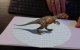 Augmented reality and dinosaur control using arrow keys