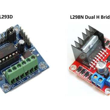 Arduino and Stepper Motor Drive Controller Shield Modules L298N and L293D